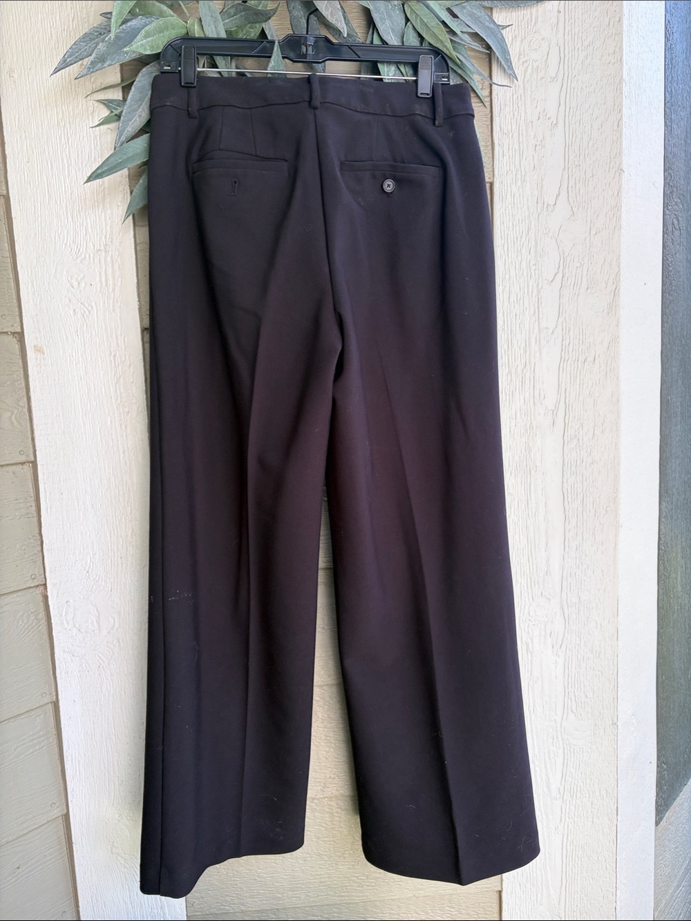 LOFT Black Wide-Leg Trousers - Picture 2 of 3